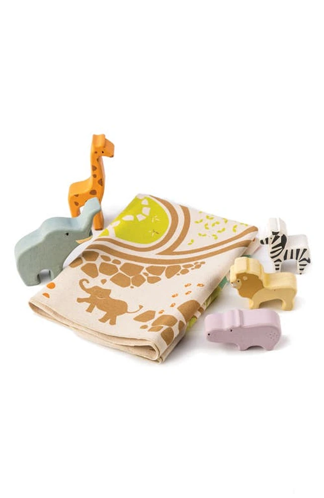 Tender Leaf Toys Safari Animal Playmat in Multi at Nordstrom