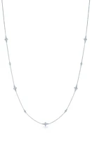 Kwiat Diamond Station String Necklace in White Gold at Nordstrom, Size 18 In