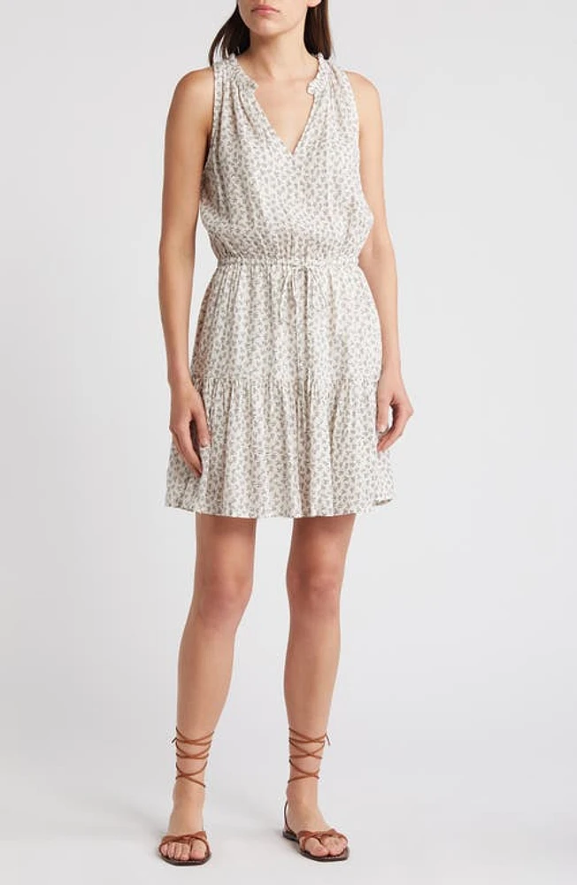 Rails Albany Ditsy Floral Tiered Linen Blend Dress Bella at Nordstrom,