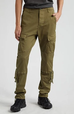 John Elliott Cotton Stretch Twill Tactical Cargo Pants Army at Nordstrom,