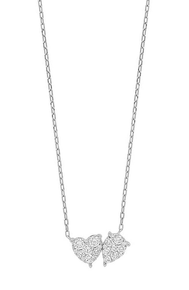 Bony Levy Mika Diamond Pendant Necklace in 18K White Gold at Nordstrom