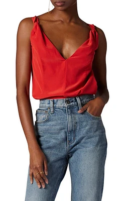 Equipment Hadley Silk Crepe Tank Molten Lava at Nordstrom,