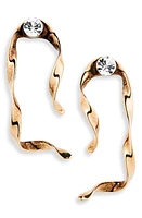 Dries Van Noten Ribbon Curl Drop Earrings in Brass 973 at Nordstrom