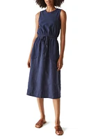 Michael Stars Wilhelmina Stretch Cotton & Linen Midi Tank Dress at Nordstrom,