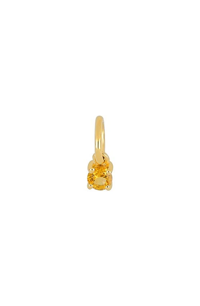 EF Collection Birthstone Charm in Yellow Gold/Citrine at Nordstrom