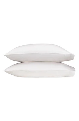 Matouk Jasper Set of 2 Cotton Sateen Pillowcases in Dune at Nordstrom