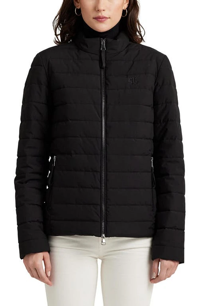 Lauren Ralph Lauren Puffer Jacket in Black at Nordstrom, Size X-Small