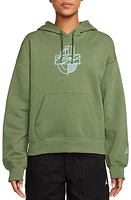 Jordan Brooklyn Fleece Graphic Hoodie Sky at Nordstrom,