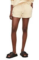 AllSaints Lila Punch Shorts Pale Yellow at Nordstrom, Us