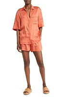 Sani Embroidered Lounge Set Coral at Nordstrom,