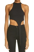 K. NGSLEY Gender Inclusive Raceher Rib Asymmetric Tank at Nordstrom,