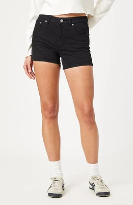 Mavi Jeans Vella Denim Shorts Black at Nordstrom,