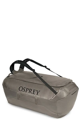 Osprey Transporter 120L Water Resistant Duffle Backpack in Tan Concrete at Nordstrom