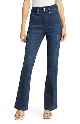 PAIGE Dion Cargo Trouser Flare Jeans Gracie Lou at Nordstrom,