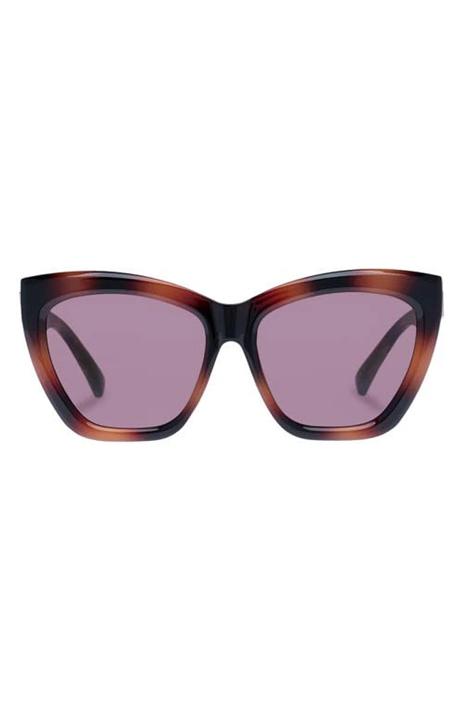 Le Specs Vamos 57mm Cat Eye Sunglasses in Tort at Nordstrom