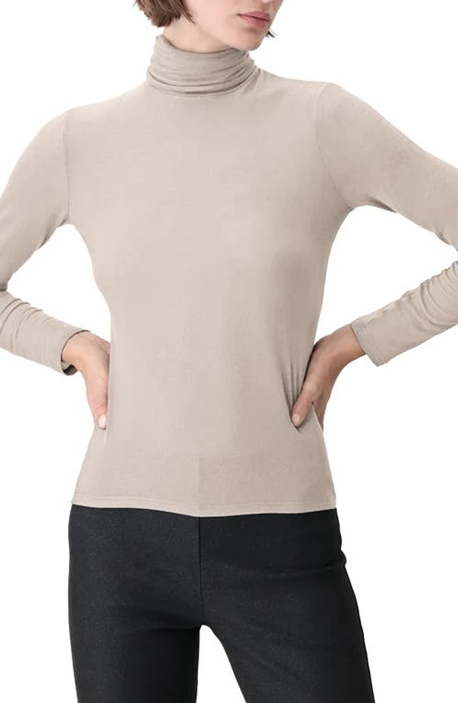 Oroblu Perfect Line Modal & Cashmere Blend Turtleneck Top at Nordstrom,