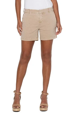 Liverpool Los Angeles Kelsey Stretch Twill Trouser Shorts at Nordstrom,