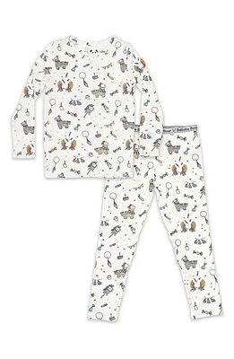 Bellabu Bear Kids' Piñata Fitted Two-Piece Pajamas in Pinata at Nordstrom, Size 18-24 M