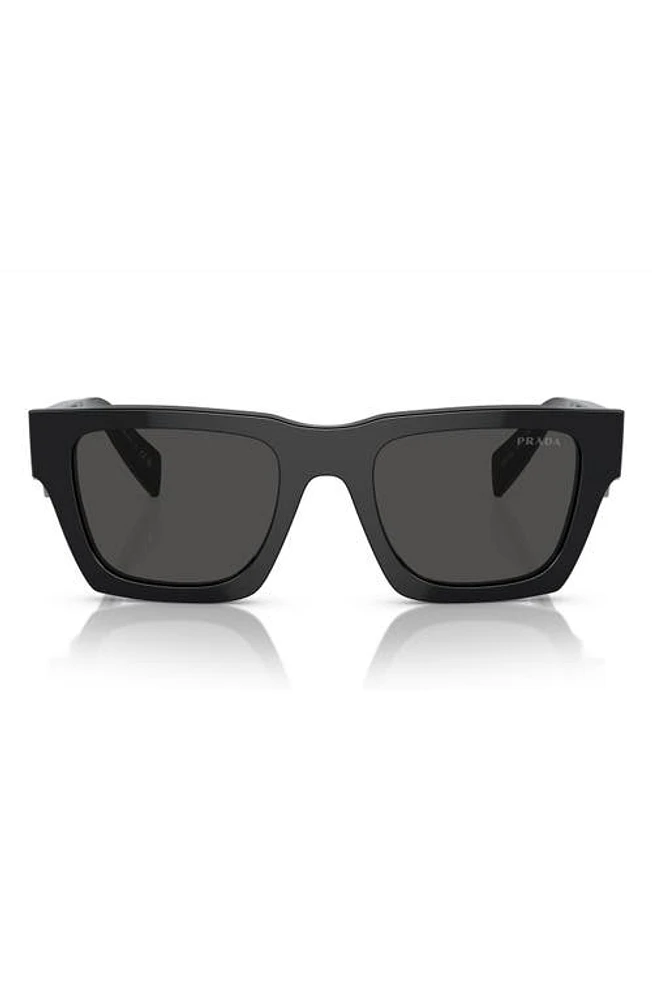 Prada 50mm Pillow Sunglasses in Black at Nordstrom