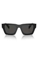 Prada 50mm Pillow Sunglasses in Black at Nordstrom