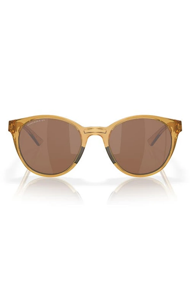 Oakley Spindrift 52mm Prizm Round Sunglasses in Light Gold at Nordstrom