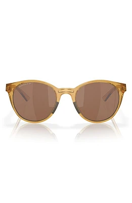 Oakley Spindrift 52mm Prizm Round Sunglasses in Light Gold at Nordstrom