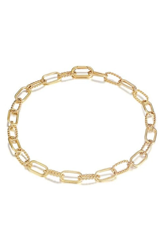 Jane Basch Designs Twisted Link Necklace in Gold at Nordstrom