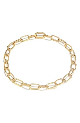 Jane Basch Designs Twisted Link Necklace in Gold at Nordstrom