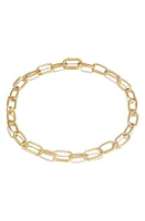 Jane Basch Designs Twisted Link Necklace in Gold at Nordstrom