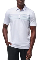 TravisMathew Ocean Time Cotton Blend Polo White at Nordstrom,