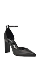 Calvin Klein Carcie Pointed Toe Pump Black at Nordstrom,