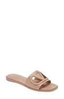 Valentino Garavani VLOGO Cutout Slide Sandal Brass at Nordstrom,