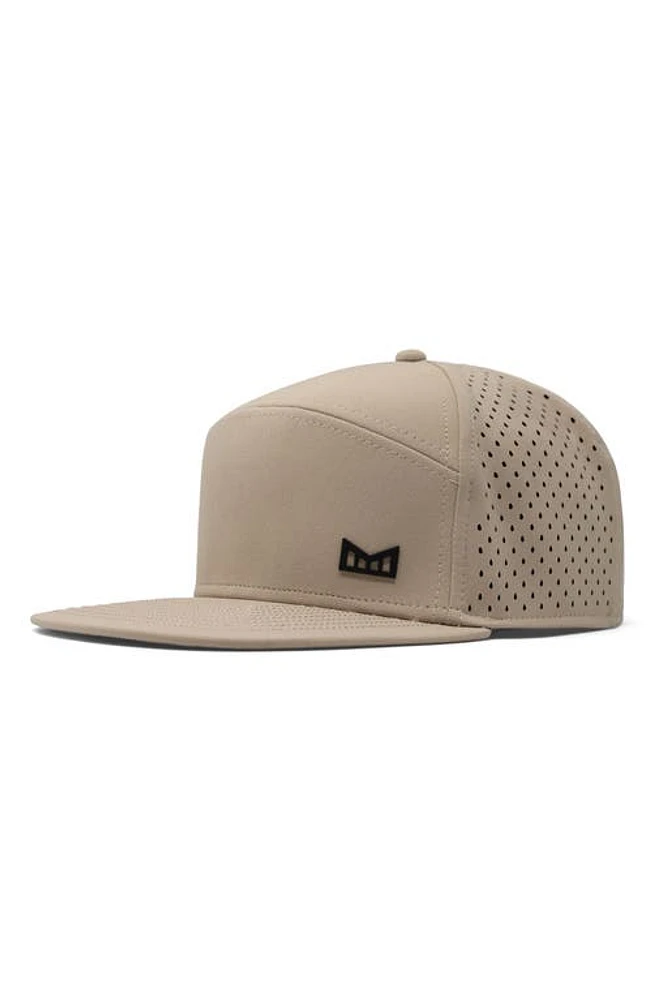 Melin Trenches Icon Hydro Performance Snapback Hat in Khaki at Nordstrom, Size Medium