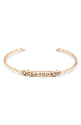 Ettika Dazzle Cubic Zirconia Pavé Bar Cuff Bracelet in Gold at Nordstrom