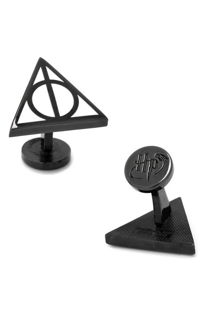 Cufflinks, Inc. Harry Potter Deathly Hallows Cuff Links in Black at Nordstrom