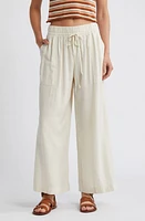 Treasure & Bond Utility Linen Blend Drawstring Pants at Nordstrom,