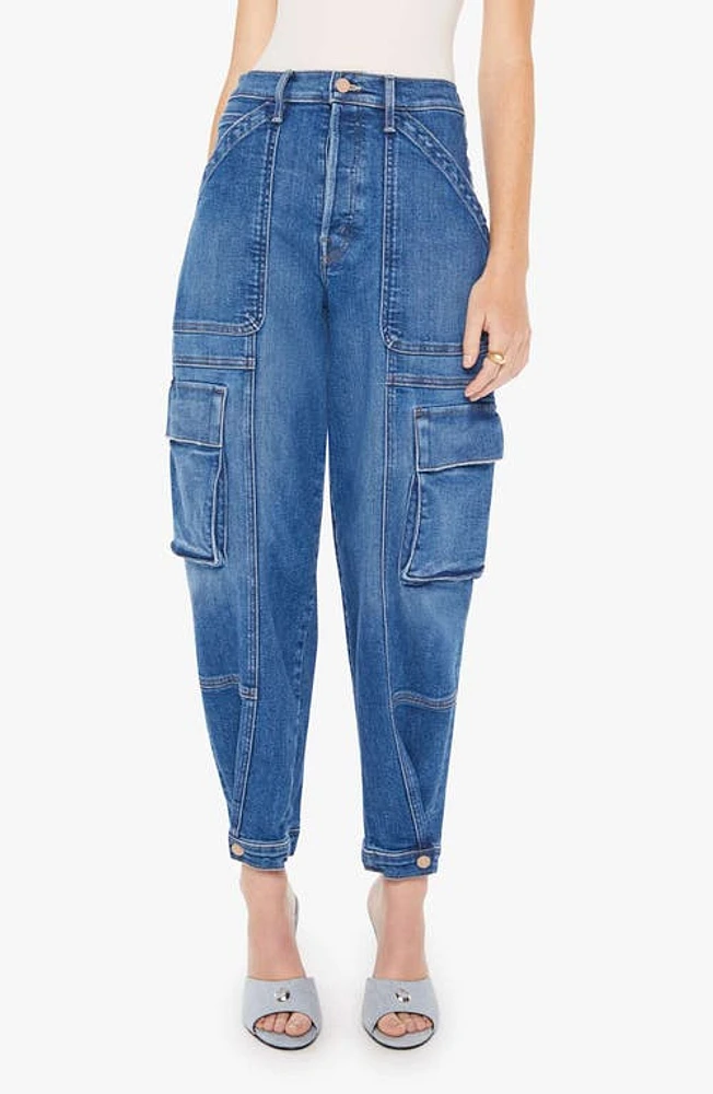 MOTHER The Curbside Barrel Cargo Pants Opposites Attract at Nordstrom,