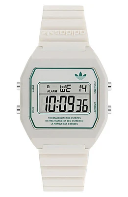 adidas Digital Two Resin Strap Watch