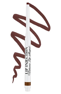 Too Faced Lip Injection Extreme Lip Shaper Plumping Lip Liner in Espresso Shot at Nordstrom