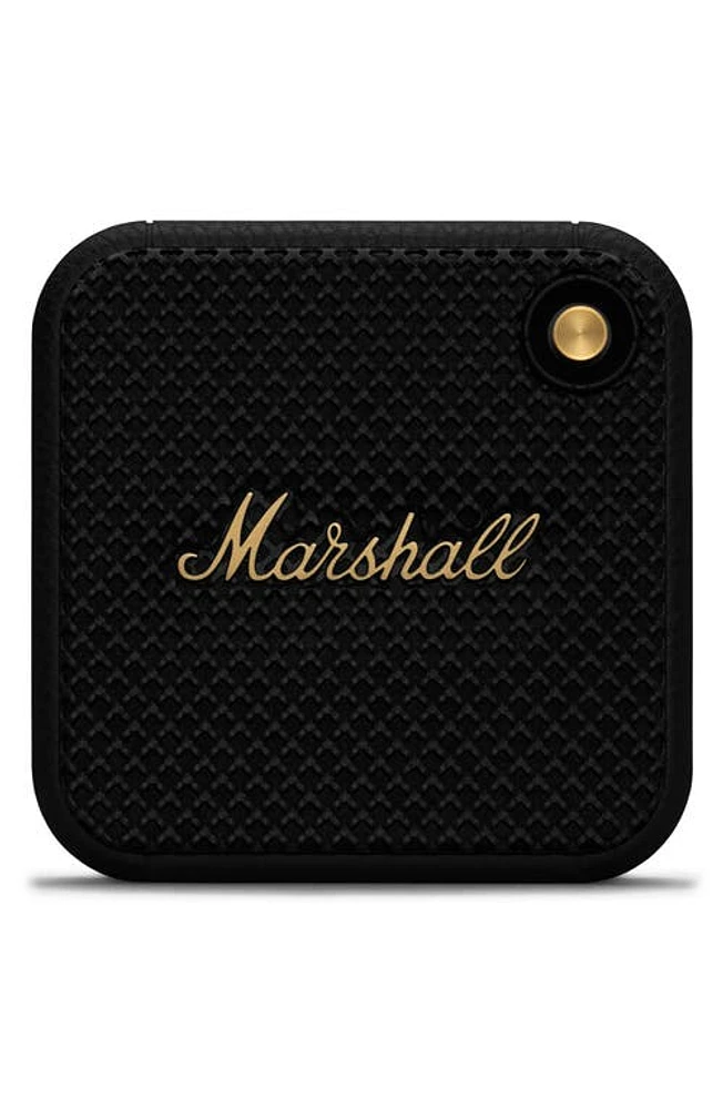 Marshall Willen Wireless Speaker in Black/Brass at Nordstrom