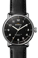 Shinola The Canfield Leather Strap Watch