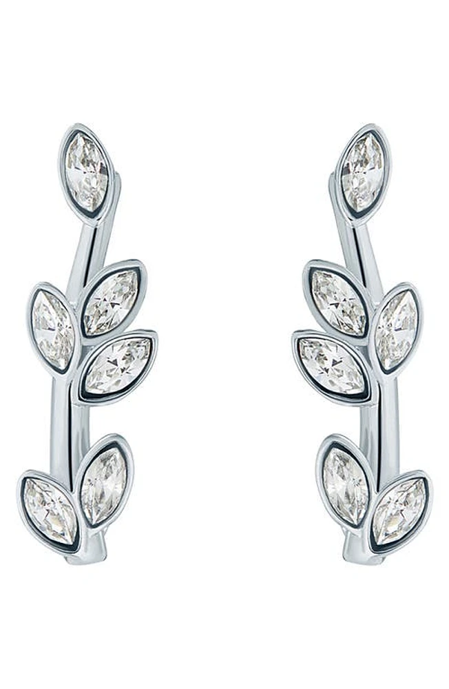 Ted Baker London Senia Serpentine Crystal Stud Earrings in Silver Clear Crystal at Nordstrom