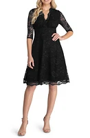 Kiyonna Missy Lace Elbow Sleeve Dress at Nordstrom,