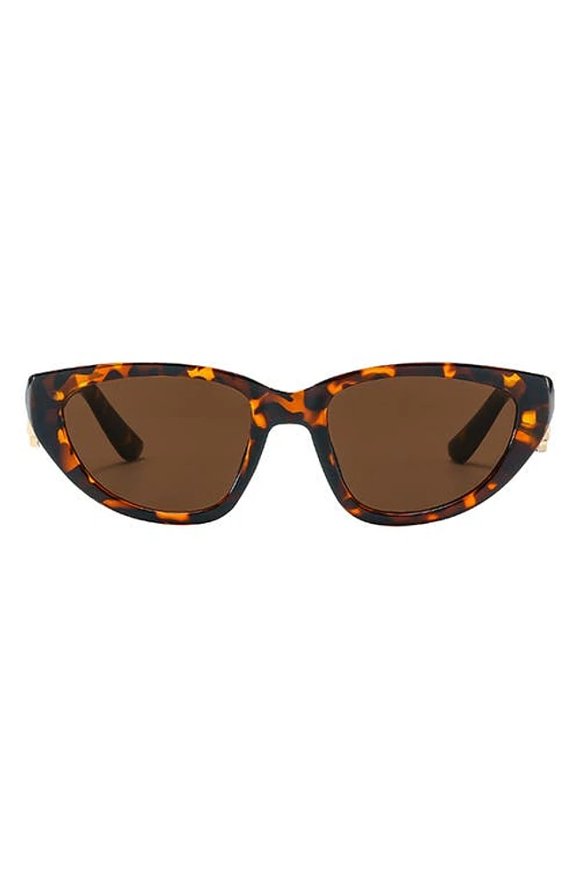 Fifth & Ninth Brynn 56mm Polarized Cat Eye Sunglasses in Torte at Nordstrom