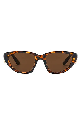 Fifth & Ninth Brynn 56mm Polarized Cat Eye Sunglasses in Torte at Nordstrom