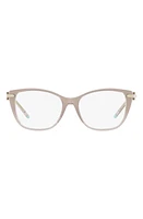 Tiffany & Co. 52mm Butterfly Optical Glasses in Champagne at Nordstrom