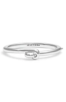 Jenny Bird Maeve Hinged Bangle Bracelet in High Polish Silver at Nordstrom