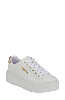 GUESS Amera Platform Sneaker White at Nordstrom,