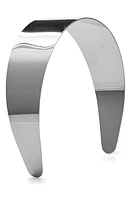 LELET NY Live Wide Metal Headband in Silver at Nordstrom