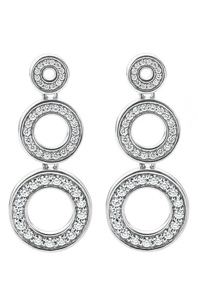 LAGOS Caviar Spark Diamond Drop Earrings in Silver Diamond at Nordstrom